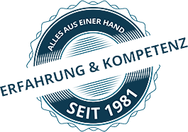 Siegel: Erfahrung und Kompetenz seit 1981